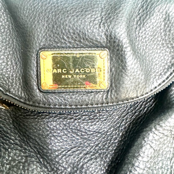 MARC JACOBS NATASHA BLACK CALF LEATHER CROSSBODY BAG - Picture 3 of 7